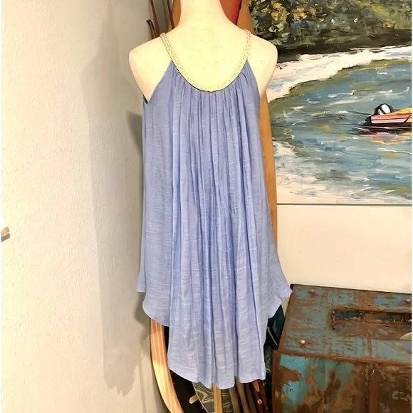 ⭐️Sand & Spirit Periwinkle Braided
Metallic Sundress, Excellent Condition,Size M - Picture 13 of 16